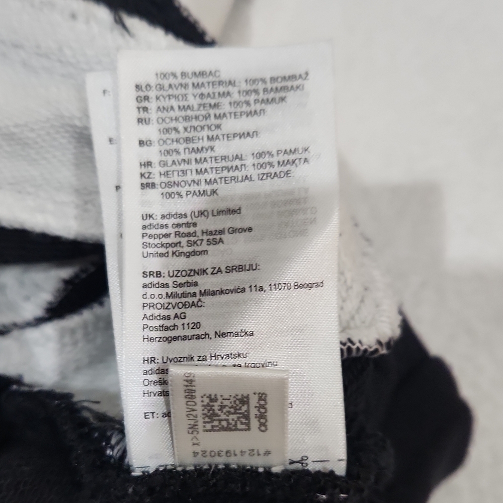 adidas Black and White Women's Hoodie Sweater - Picture 5 of 8